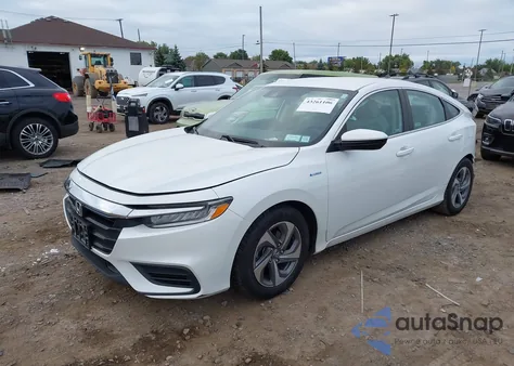 2020 Honda Insight Ex из США, поврежденный, VIN 19XZE4F59LE004787